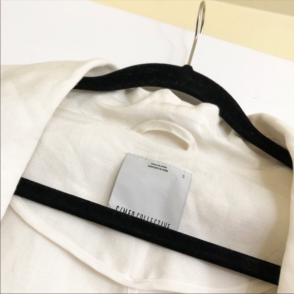 C/MEO COLLECTIVE White Linen Blazer - Picture 8 of 8